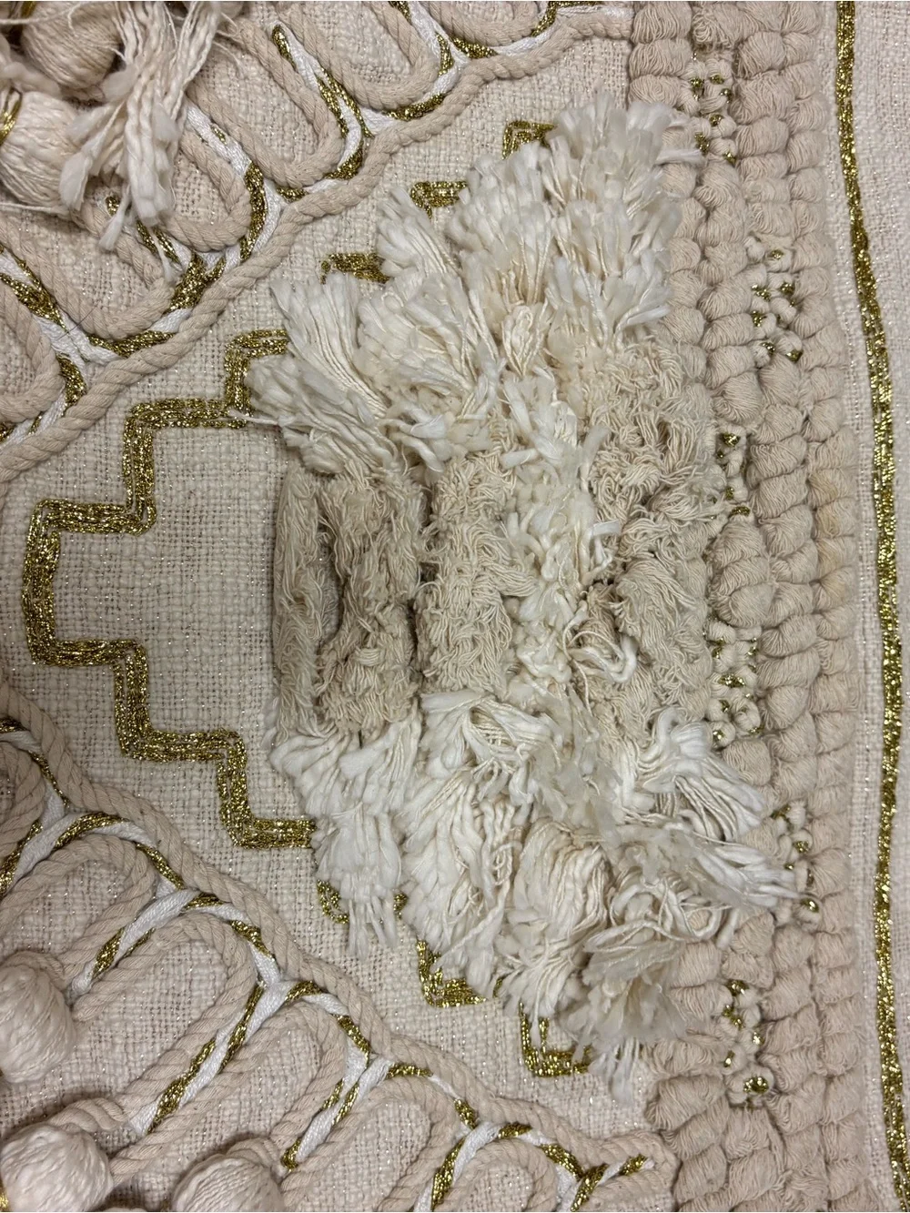 Great condition Anthropologie Helene Wall Hanging  19.5” H 19” W